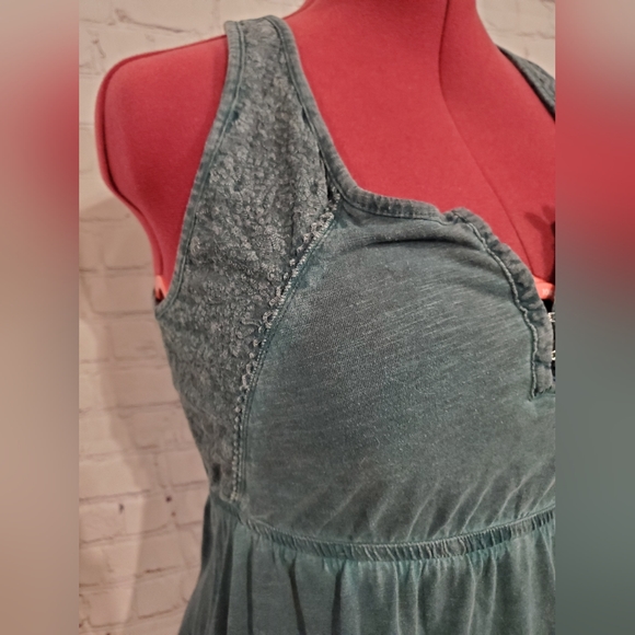 Triple Five Soul Vintage style green tank top - Picture 8 of 13